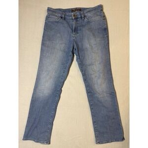 34 Heritage Charisma Mens Jeans 34/32 Blue Light Wash Stretch Straight 11141